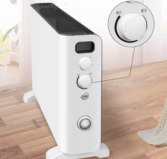 2000W Portable Full Room Radiant Space Heater with Adjustable Thermostat