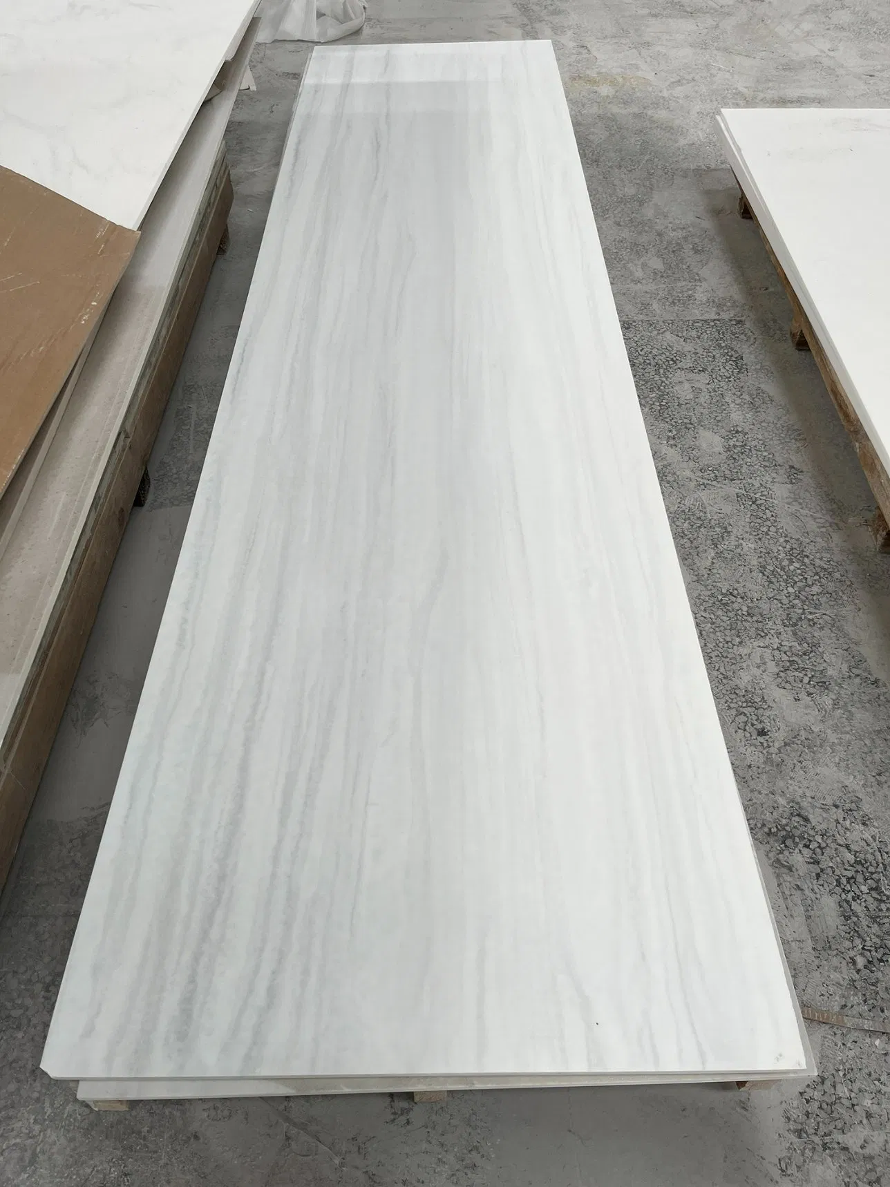 Premium Jazz White Solid Surface Slab for Elegant Benchtops