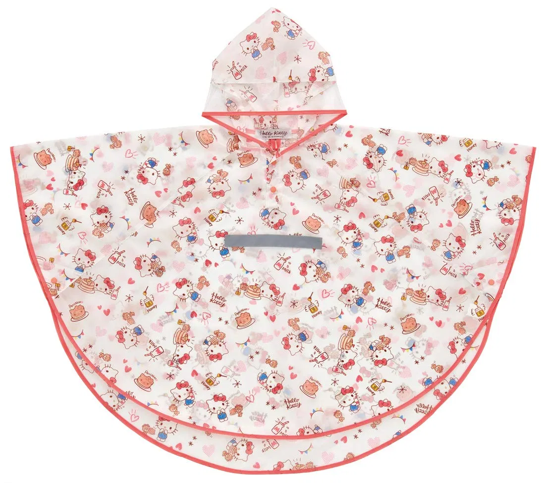 Colorful Kids Raincoat with Pattern Printing Waterproof Poncho