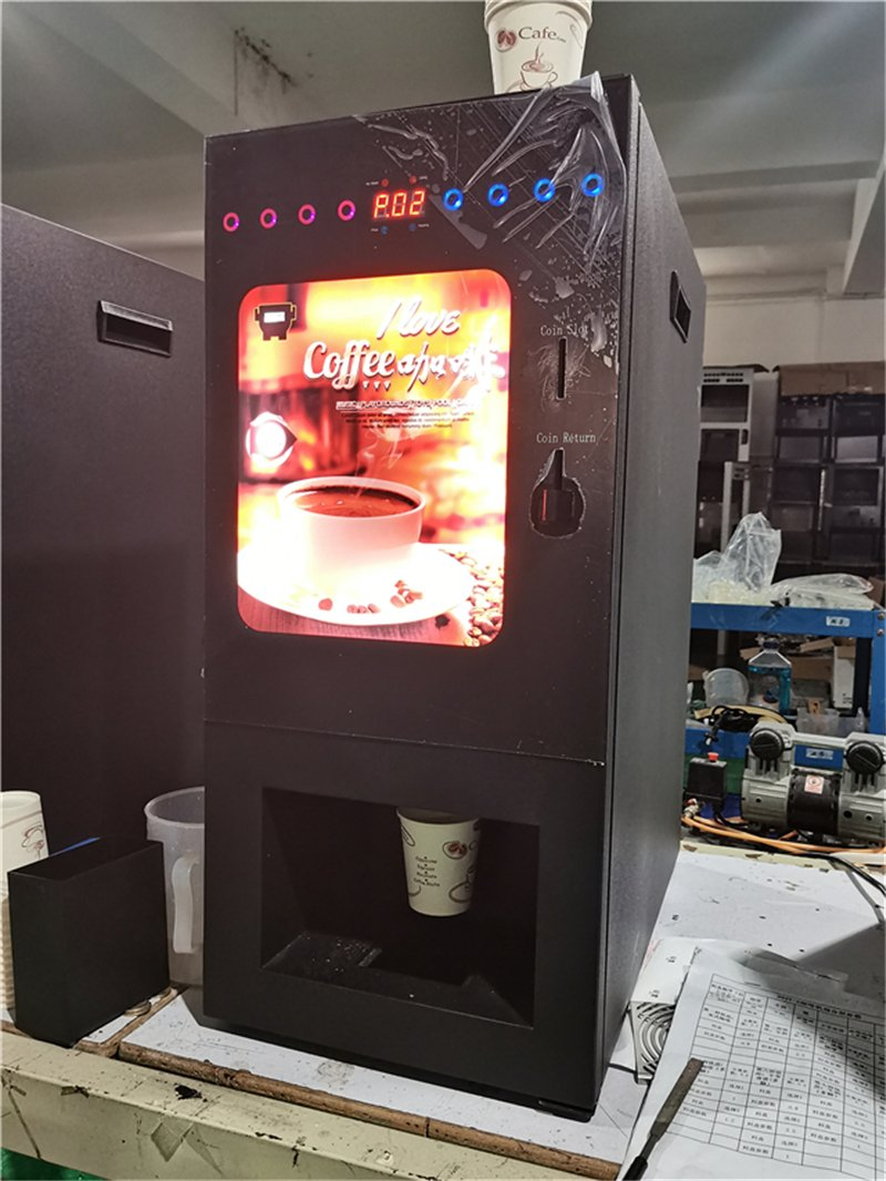 Cappuccino Vending Machine Coffee with Coin Operated Wf1-306b
