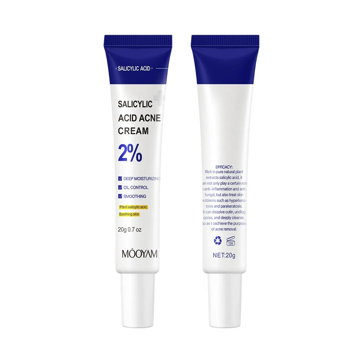 Salicylic Acid Cream Facial Skin Repair Lightening Hyaluronic Acid Acne Removal Cream Skin Care Face Cream