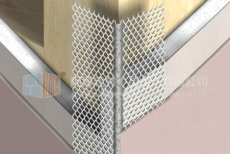 China Supplier Fiberglass Corner Bead PVC Corner Profile with Fiberglass Mesh