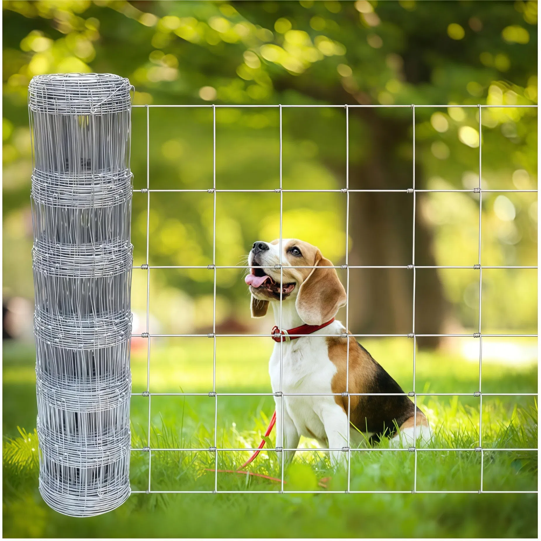 Iron Wire Mesh Farm Fence Chinese Supplier Game Field Fence for Hog