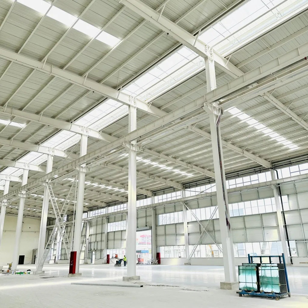 High-Quality Large Steel Structure Building Plant Hangar Warehouse Workshop for Industrial Applications, Reliable Manufacturer.