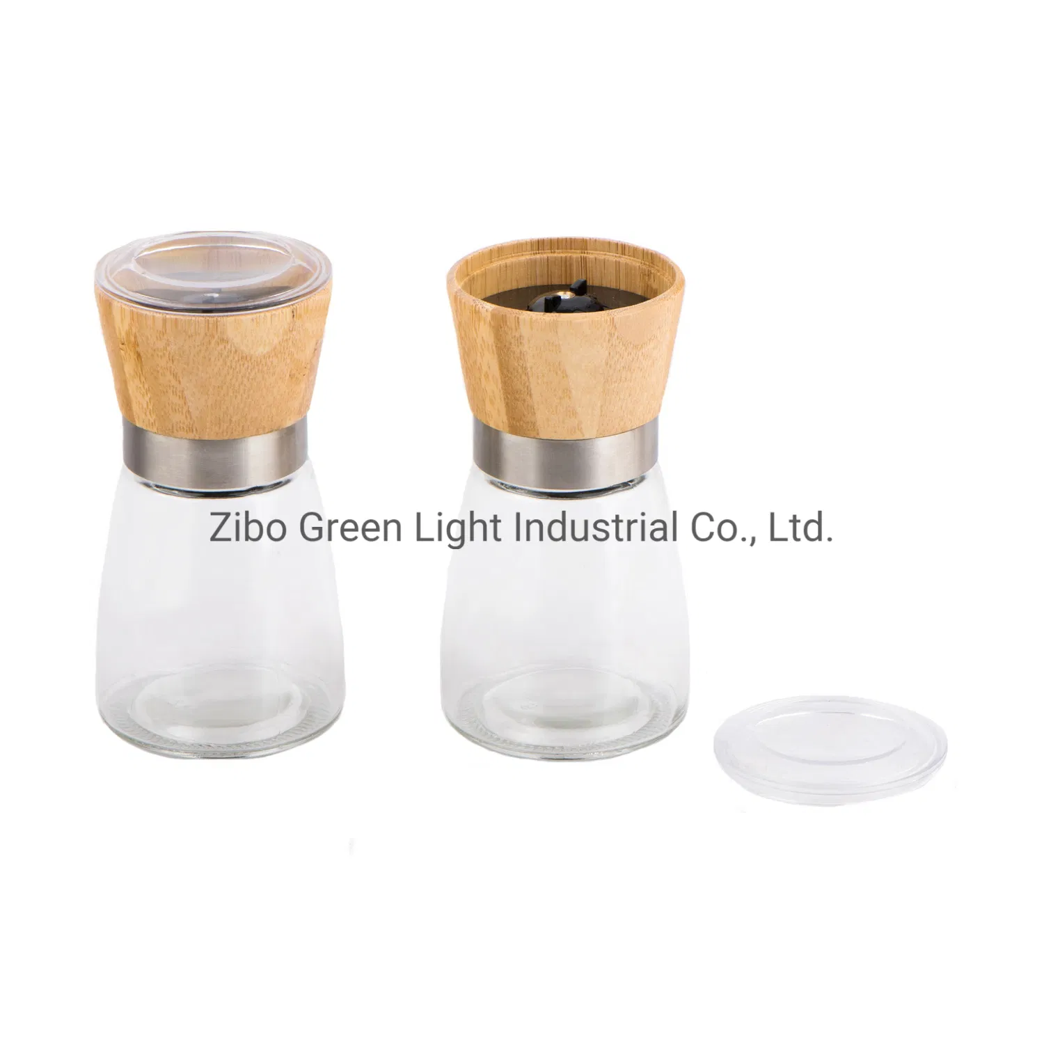 Manual Spice Grinder/Kitchen Mill/Salt Pepper Grinder/Ceramic Core Grinder with Glass Bottle for Salt Pepper Kitchen Mill