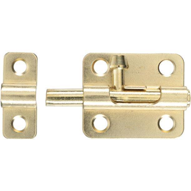 2-1/2 in. Barrel Bolt Brass Plated
