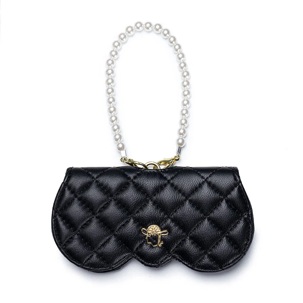 Waterproof Glasses Case Holder Genuine Leather Cowhide Sunglasses Storage Bag Portable Eyeglass Carrying Bag