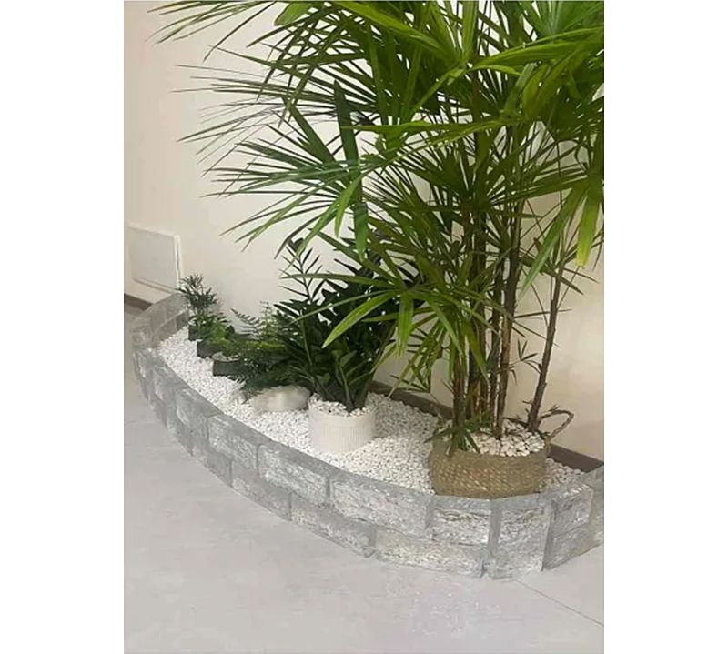 Natural White Round Egg Stone Cobble Pebble for Exterior Villa Durable