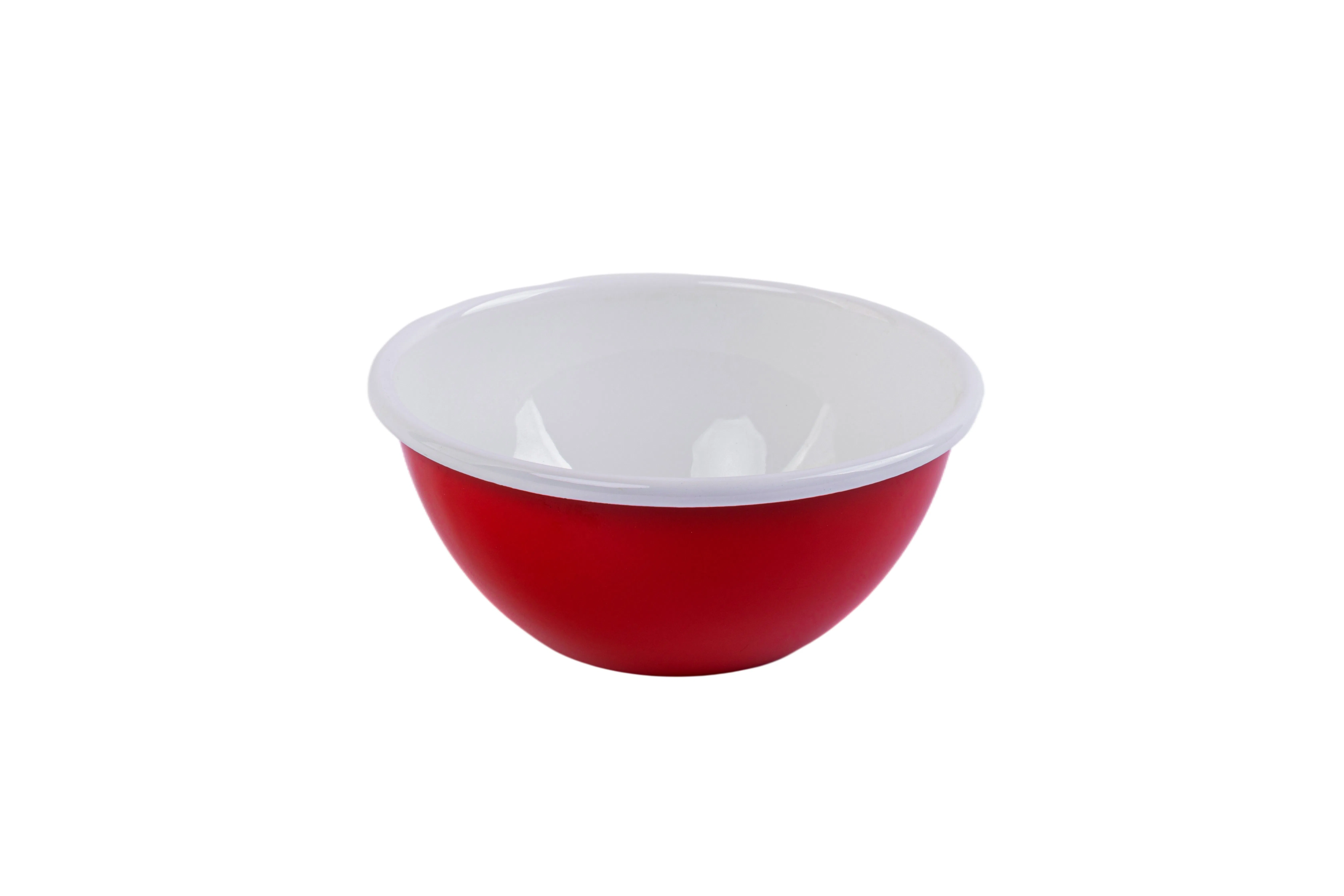 12/14/16cm Enamel Bowl 0.5L Salad Bowl Mixing Bowl 0.8mm Carbon Steel