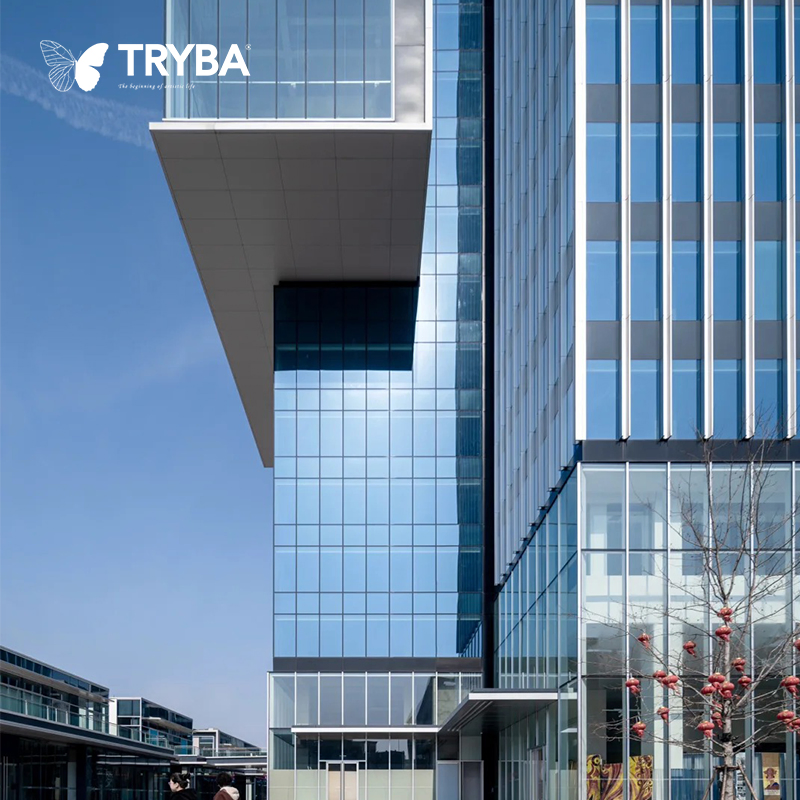 Skyscraper Structural Integrity Reinforced with Tempered Glass Curtain Wall