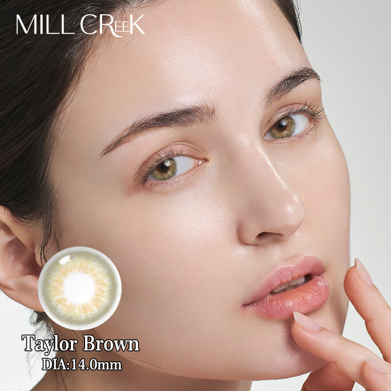 Millcreek Soft Cosmetic Contact Lens Natural Green Colored Contacts Circle Color Eye Contact Lenses
