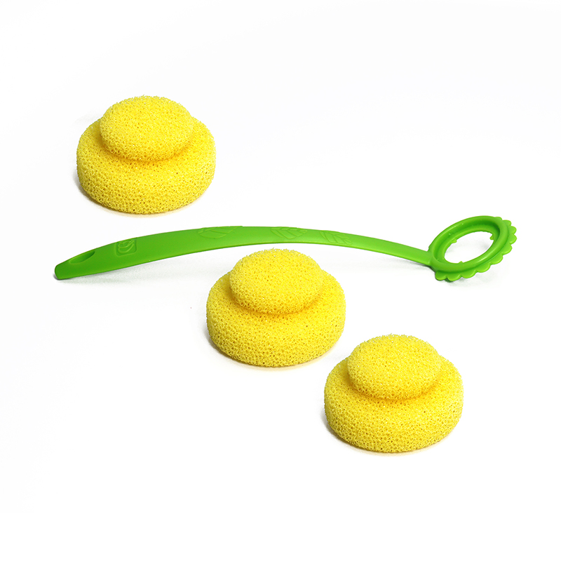 Esun Versatile Long Handle Scrub Brush for Safe Kitchen Cleaning