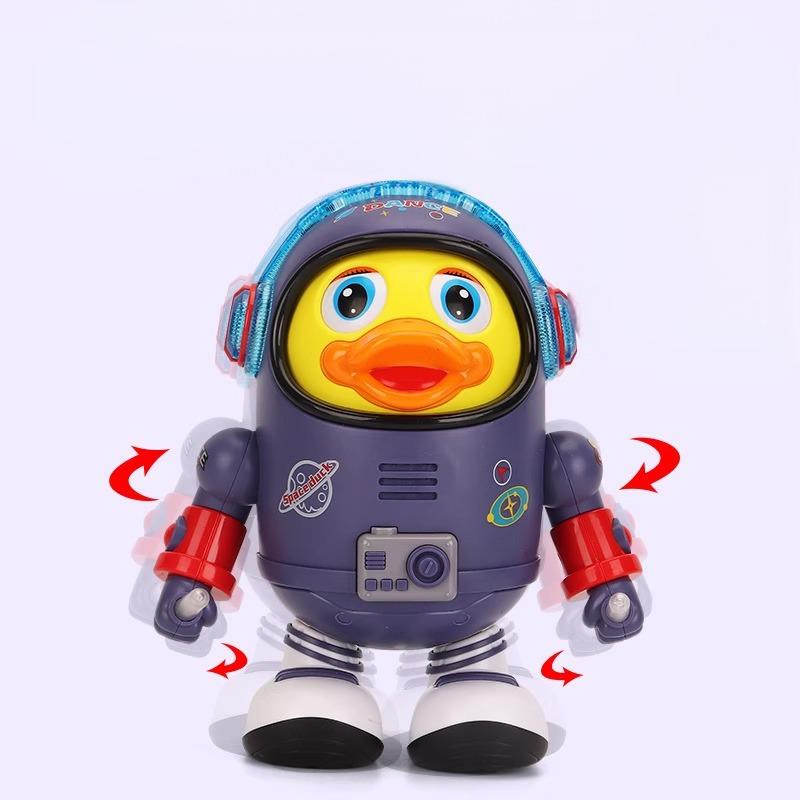 Hot Sale Kids Electric Dancing Astronaut Space Duck Robot Toy