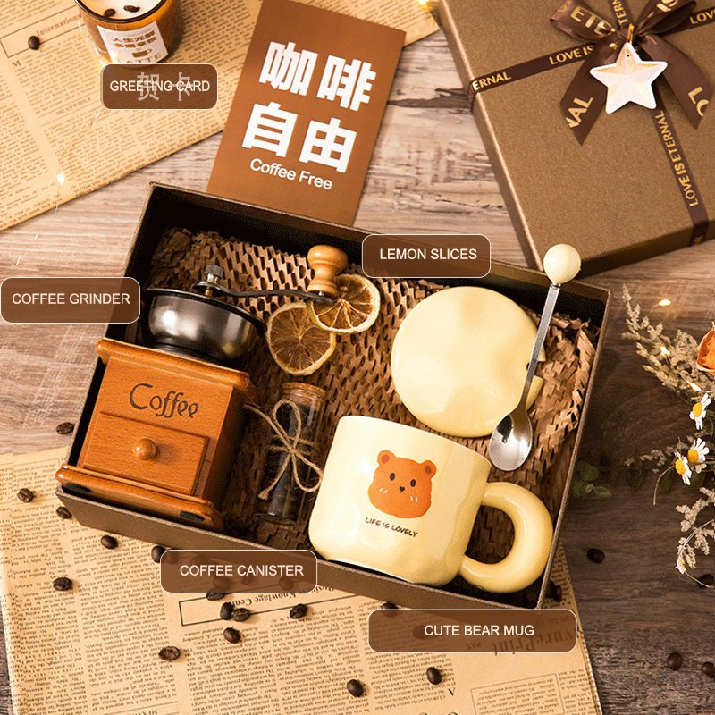 Personalized Literary Coffee Brewing Set for Avid Readers