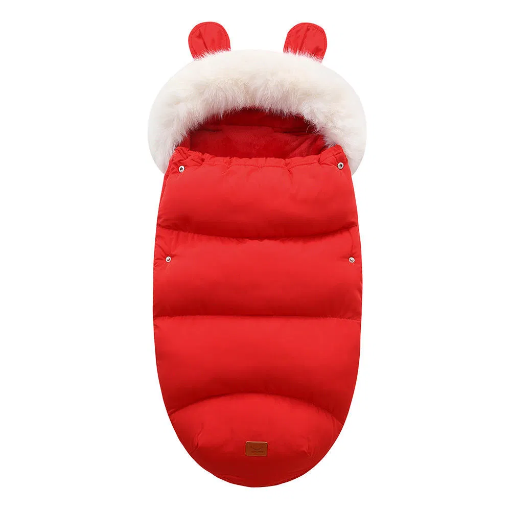 Bunting Bag for Stroller Sleeping Bags Thickened Warm Stroller Blanket Toddler Removable Newborn Baby Footmuff Winter