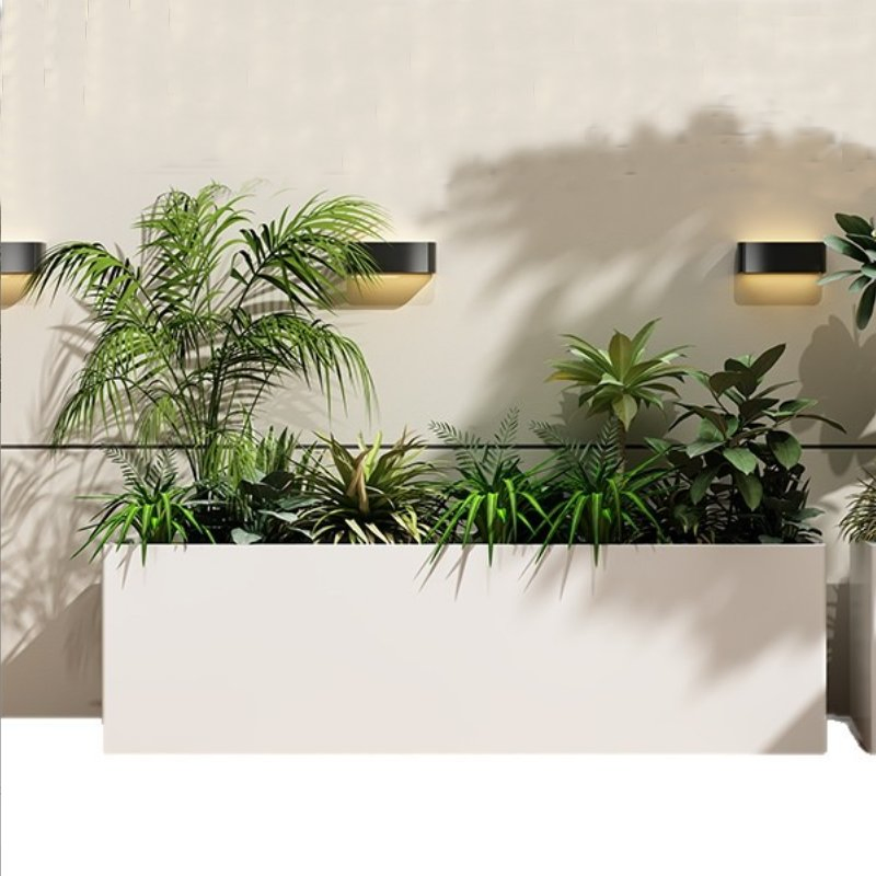 Factory Wholesale Price Large Outdoor Planters Durable Modern Decorative Planter Box