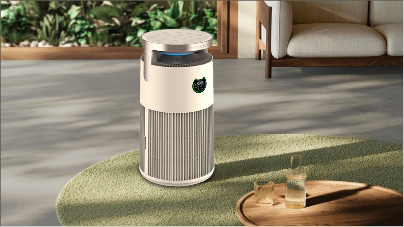 Pet Air Purifier with HEPA Filter Purify Pet Hair with UV Anion