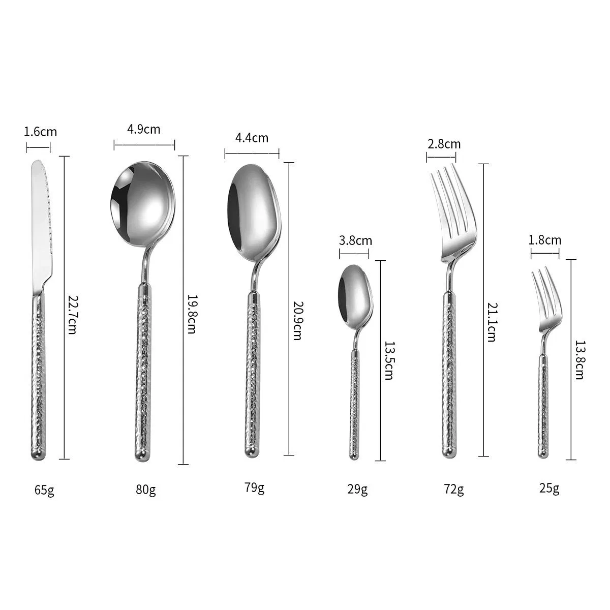 Stylish Eco-Friendly Flatware Collection for Hotel and Party Use