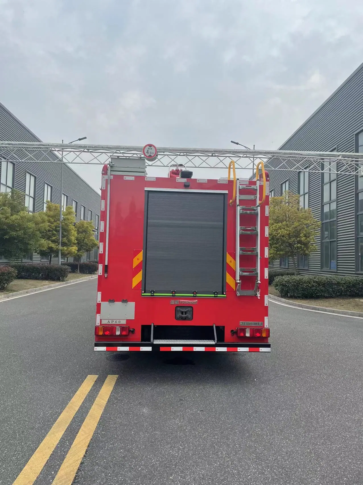 Aluminum Drawing Fire Truck Fire Vertical Shutter Blines