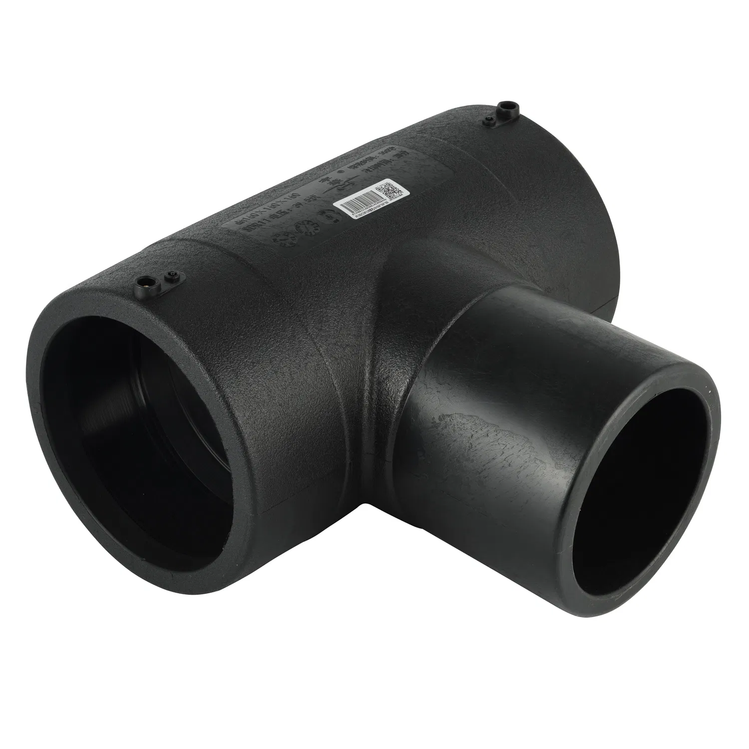New Material Gas Pipe Fittings Electrofusion Tee for Black PE Pipes