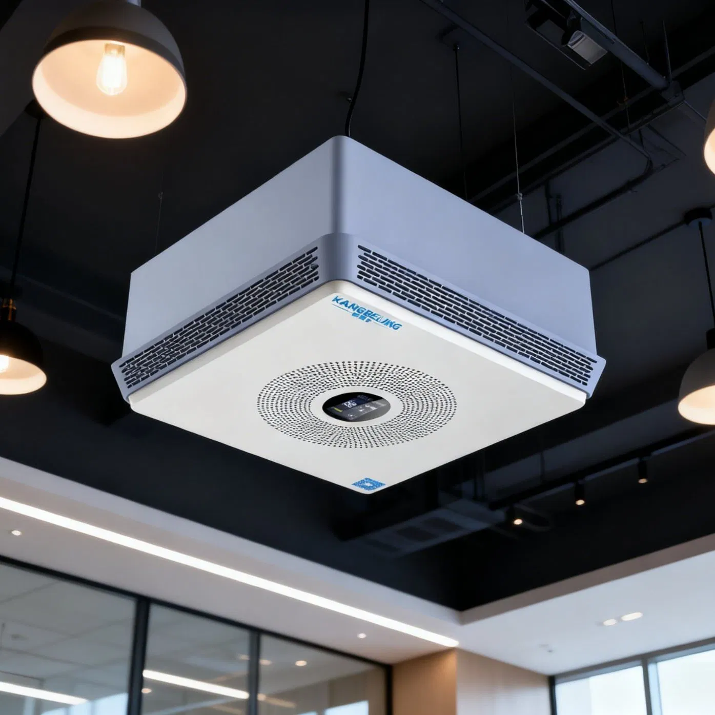 Cadr1020, Ceiling-Mounted Plasma Air Purifier with Smart Remote Control&HEPA Filter, Office, Energy-Saving, Eco-Friendly, China Factory, Kj-501t1