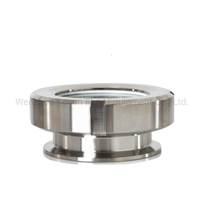DIN SMS Rjt Union Type Sanitary Straight Sight Glass