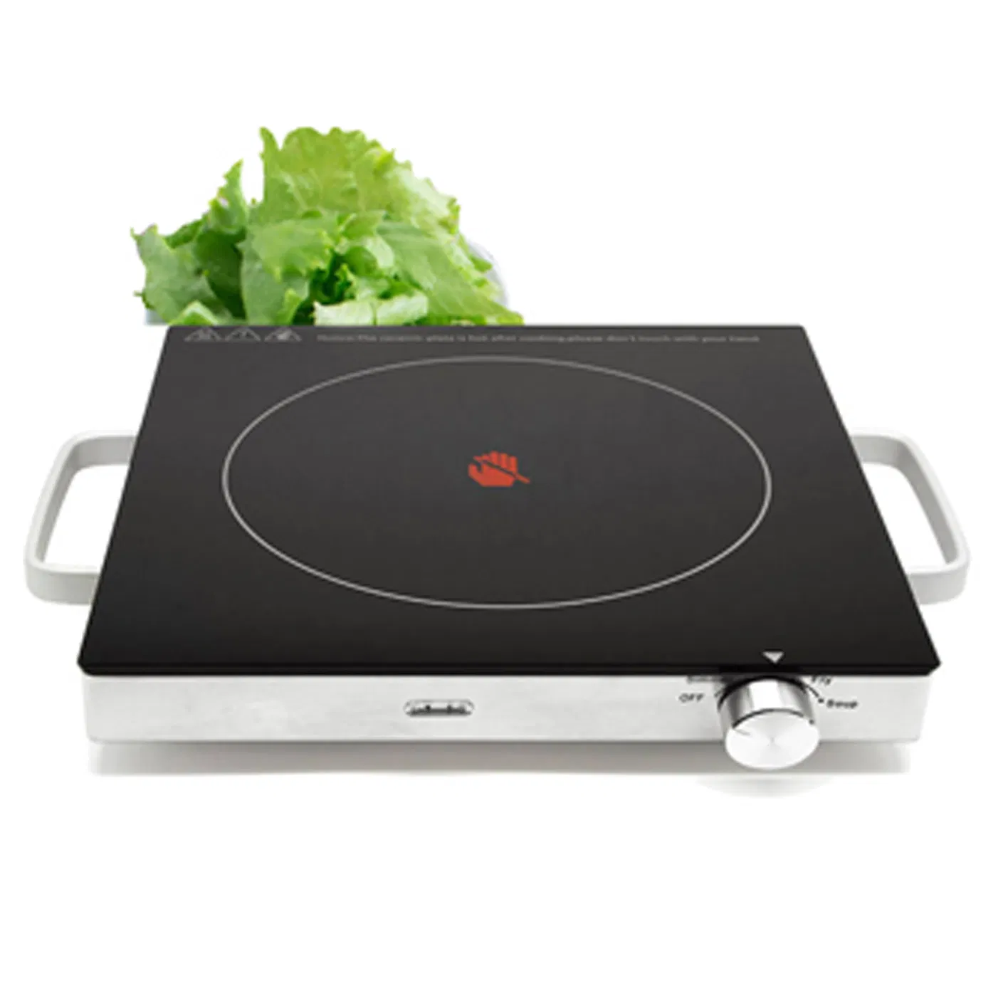 Premium Electric Kitchen Cooktop with Dual Infrared Burners