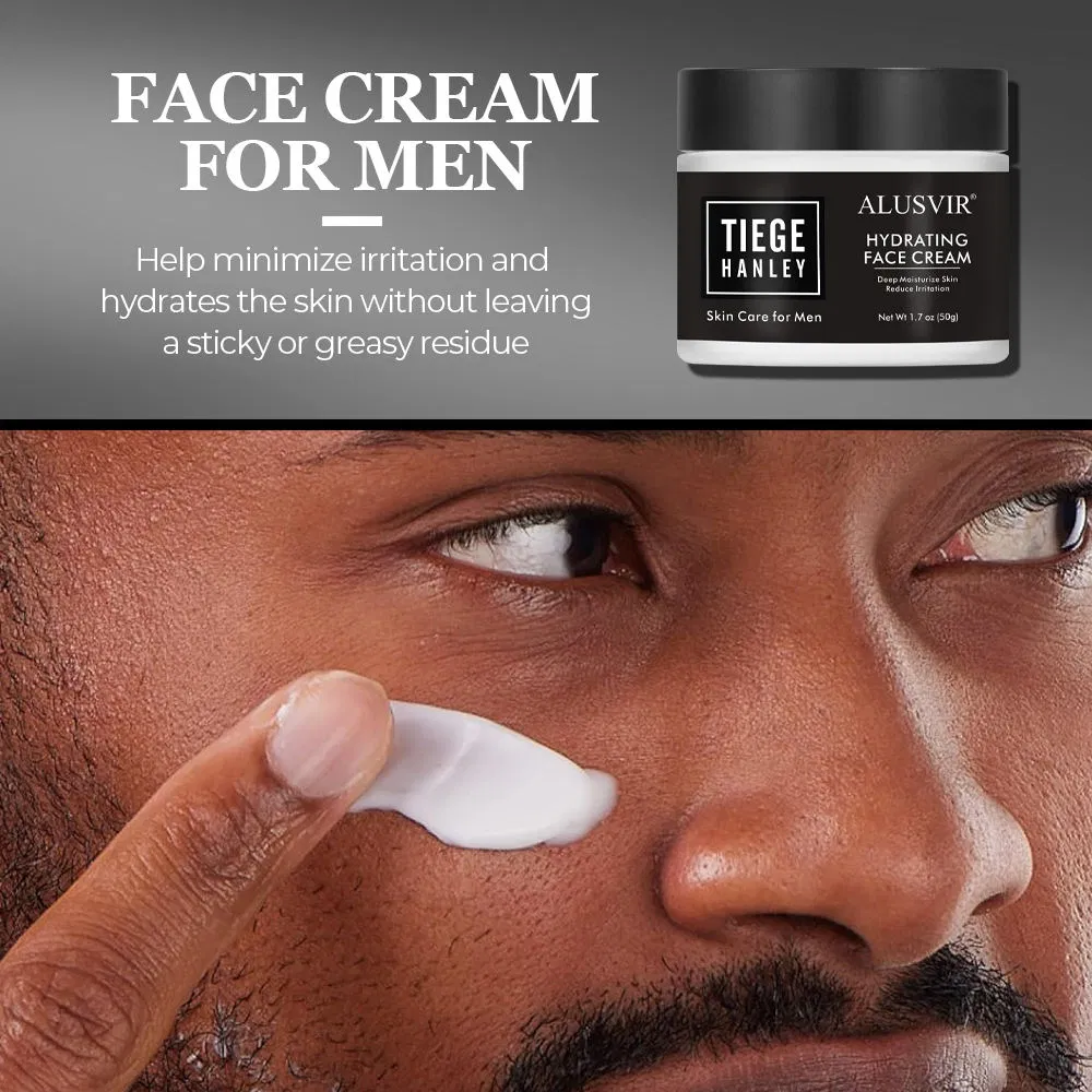 Men's Sensitive Natural Moisturizing Herbal-Based Anti-Aging Repair Cream