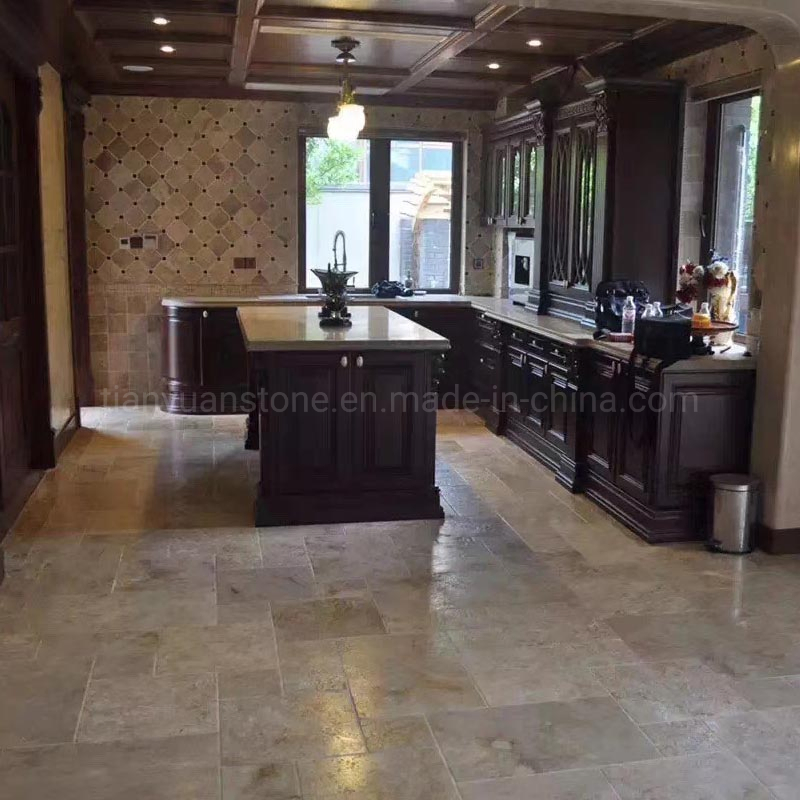 Cheap Yellow Beige Limestone Tile for Outside Wall Cladding