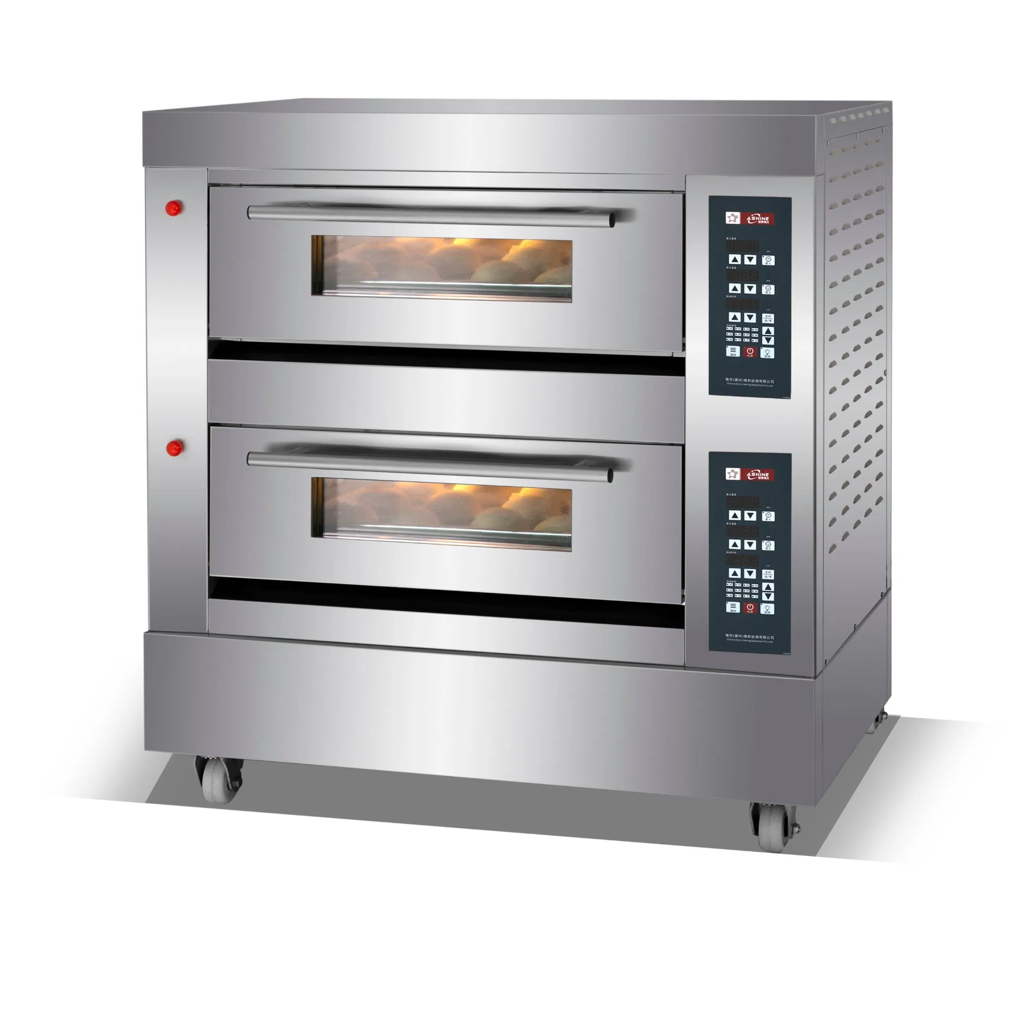 High-Performance Commercial Gas Deck Oven with Digital Controller for Bakeries and Restaurants