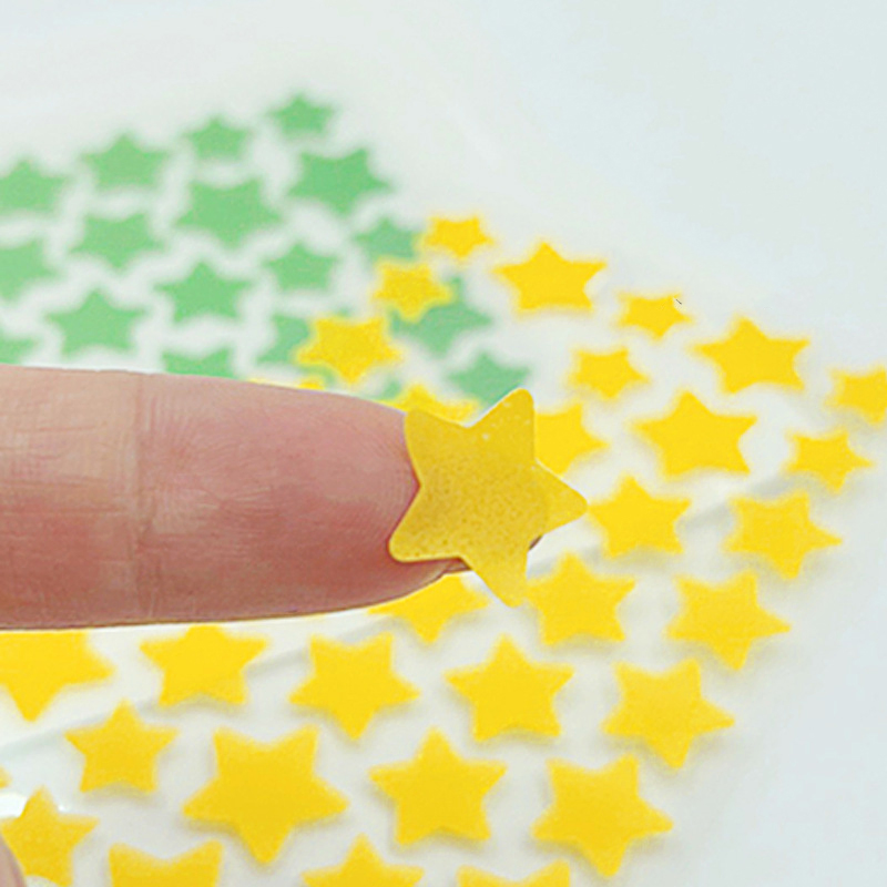 Skincare 40 Counts Waterproof Hydrocolloid Acne Patches OEM Color Star Pimple Patch