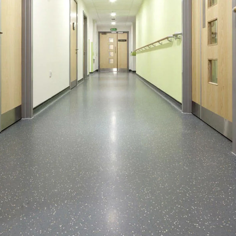 2m Width Anti-Bacterial Commercial Garage Floor Tiles PVC Vinly Flooring