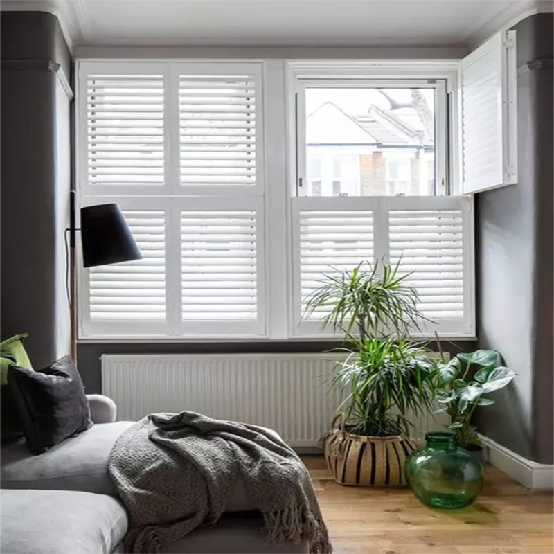 Factory Best Price Custom Wood/PVC Plantation Shutter Window