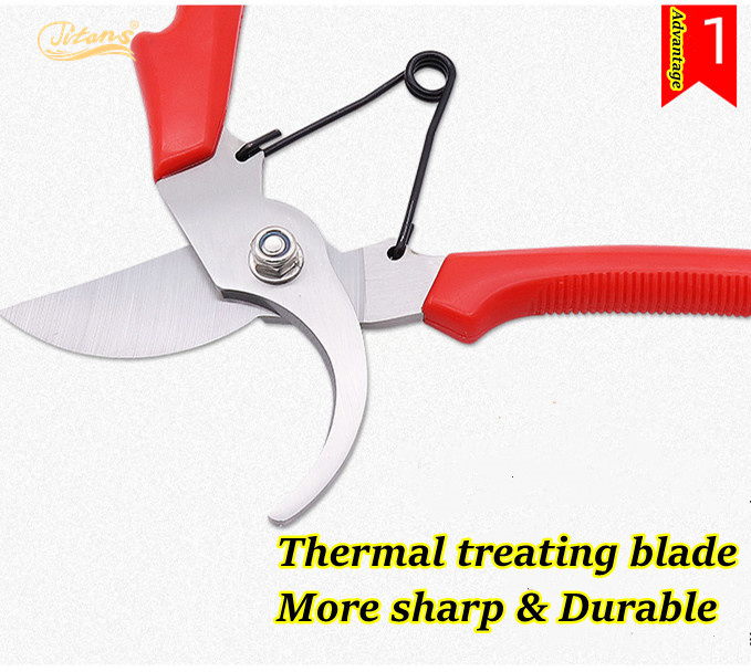 Titans High Quality Professional Sharp Pruning Scissors Pruner Tree Cutter Gardening Pruning Shear