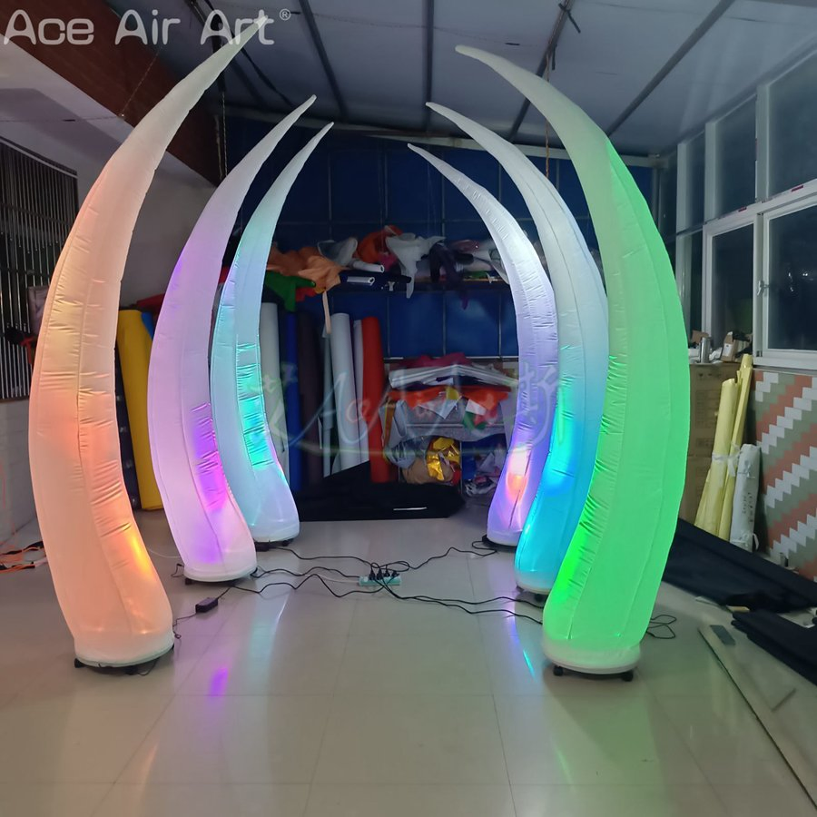 Customized Inflatable Curved Cone Decoration Commercial Activities&Festival Celebrations
