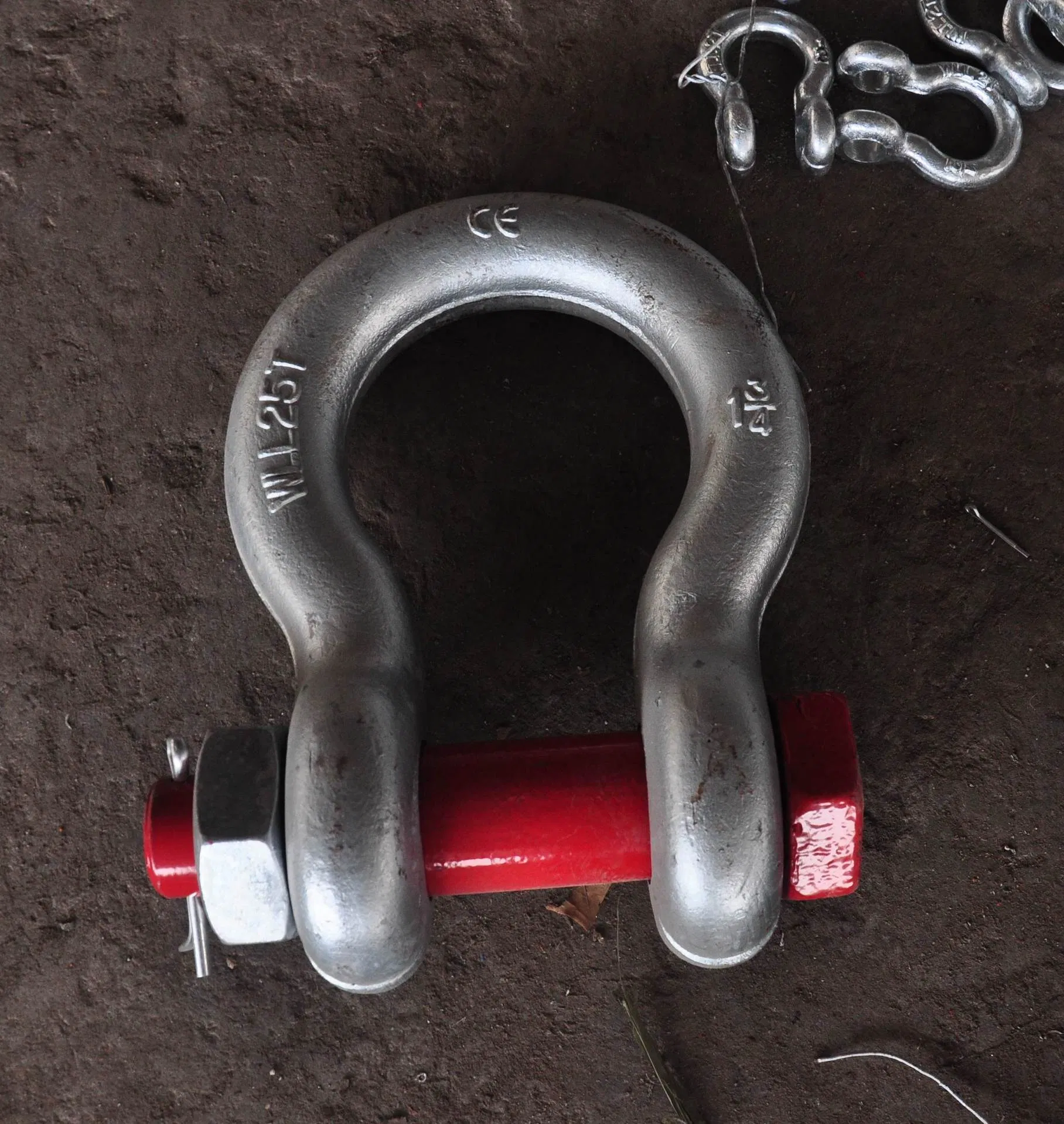 U. S. /JIS/European Standard Forged Galvanized/Zinc Alloy/Stainless Steel Dee/Bow Shackle for Marine Hardware/Floating/Buoy/Fishing Farm/Load/Hoisting