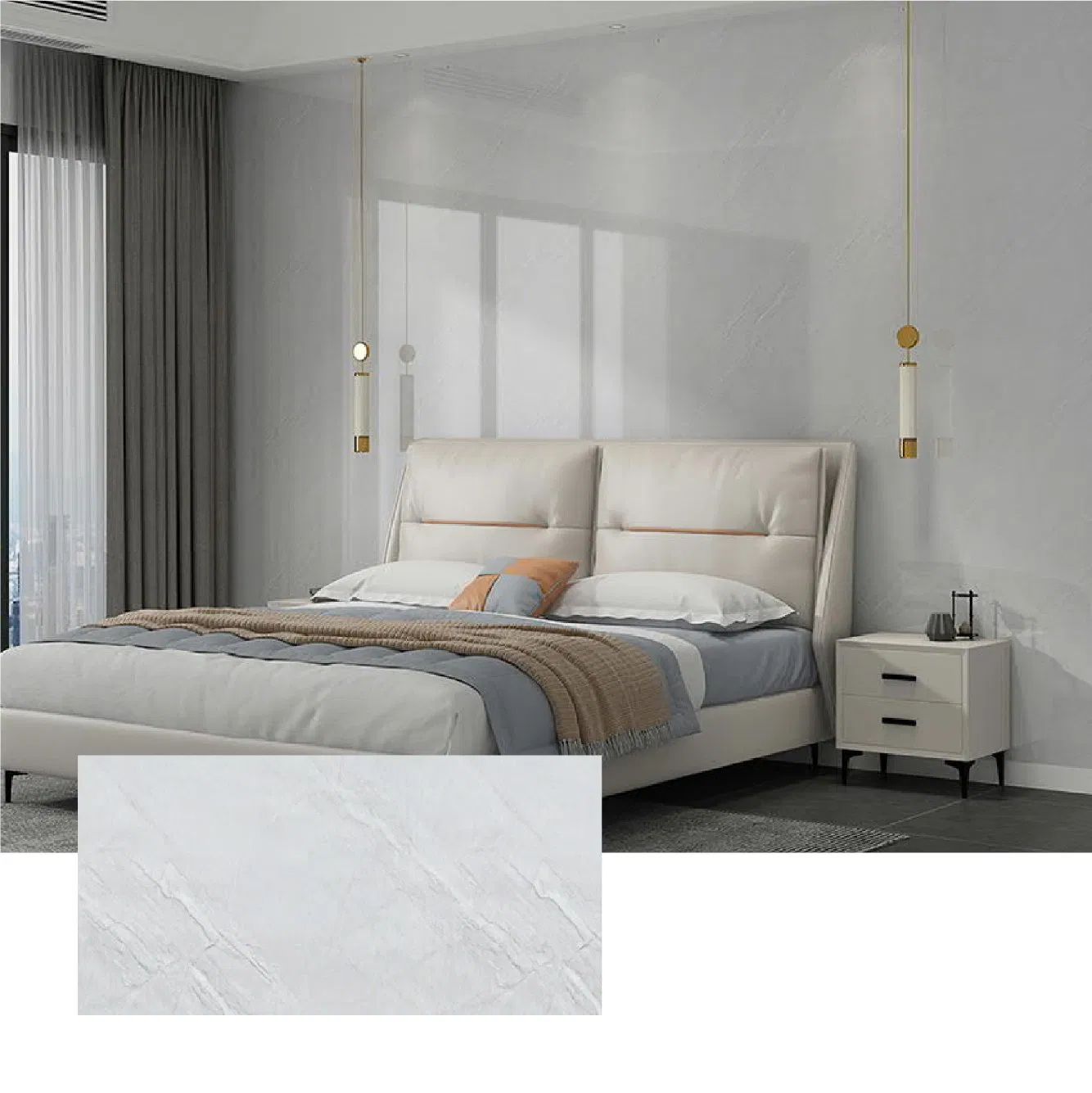 Waterproof Marble Sticker Roll for Kitchen Oil Proof Stain Resistant for Backsplash Decor