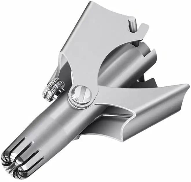 Portable Manual Nose Trimmer Men Stainless Steel No Battery Ear Hair Trimmer