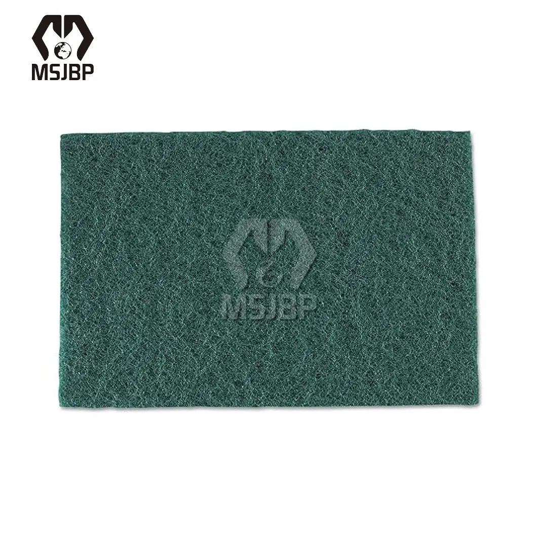 Msjbp Nylon Scouring Pad China Manufacturers 320# 7802 Non Woven Abrasive Pad for Cleaning or Polishing