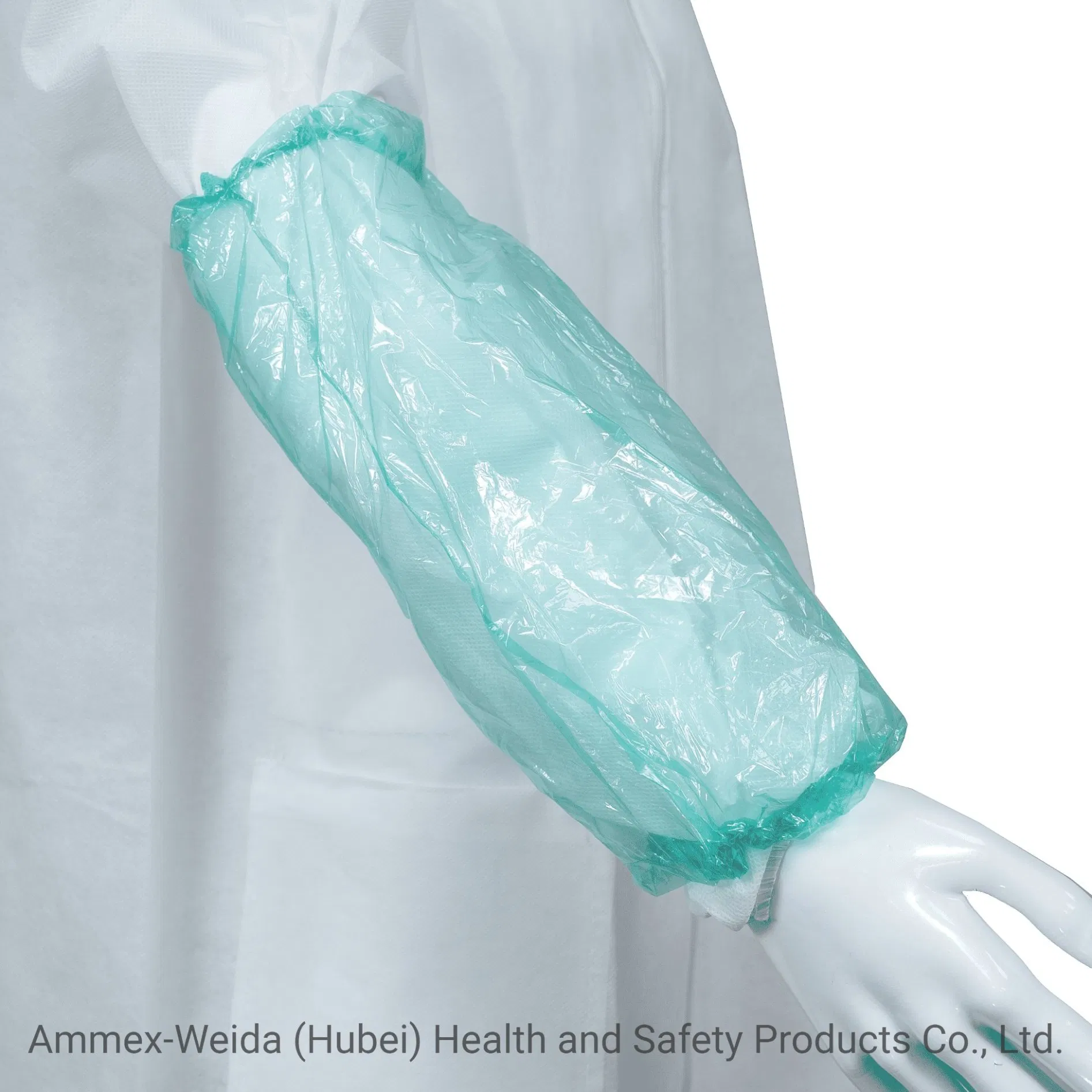 Disposable Use Waterproof PE Oversleeves for Protect Arm From Oil/Water/Dust in Work