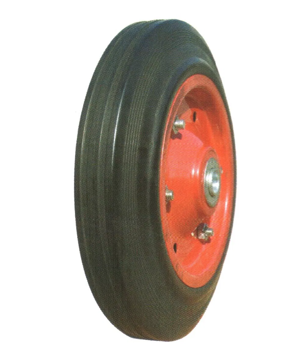 Heavy Duty Solid Rubber Wheel with 10X2