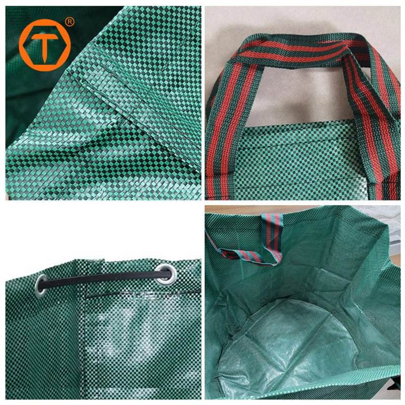 60L-500L Outdoor Large Round Reusable Cleaning Storage Trash Garbage Bag Leaves Collection Garden Waste Bag