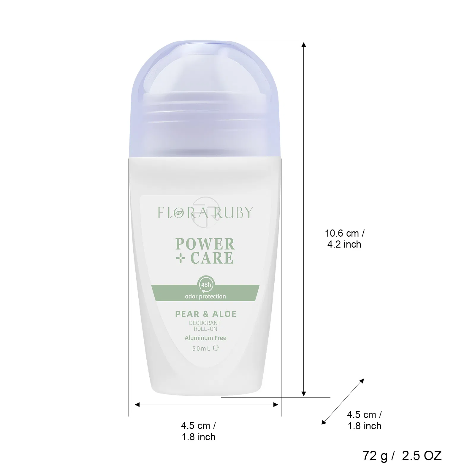 Refreshing Hypoallergenic Deodorant with Portable Organic Pearl Beads
