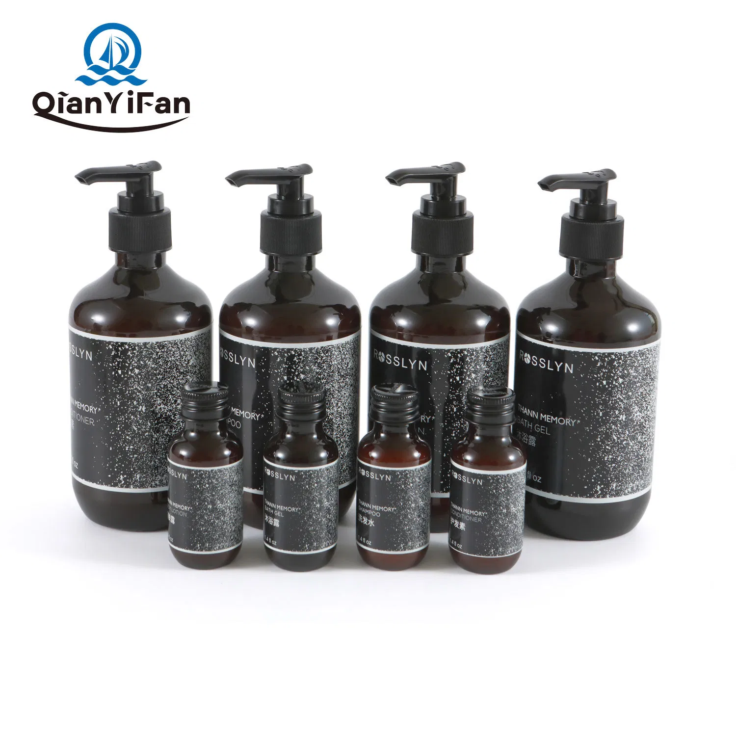 Thann Memory Conditioner Shower Gel Shampoo Cleanser Set Moisturizes and Soothes The Skin Suitable for Travel Hotels Hostels Resorts