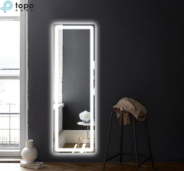 5mm Rectangle Hotel LED Light HD Mirror (MR-YB1-DJ007)