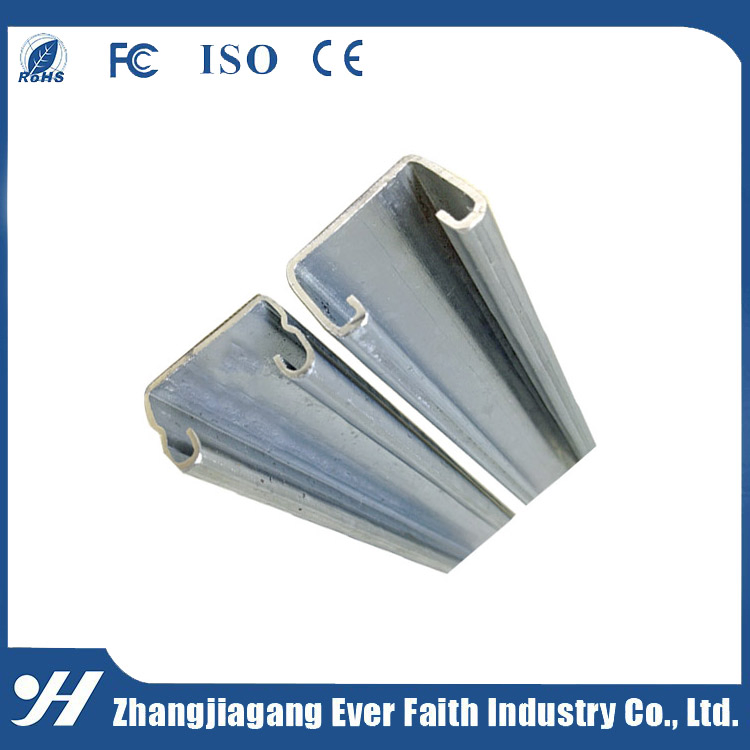 C Channel Stainless Steel Struct C Electrical Single Slotted Structural Strut Channel