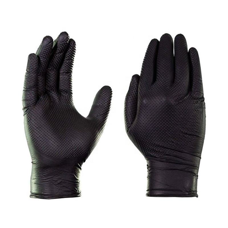 Wholesale Disposable Nitrile Wholesale Latex Vinyl Safety Examination Protective PVC Rubber Embossed Gloves