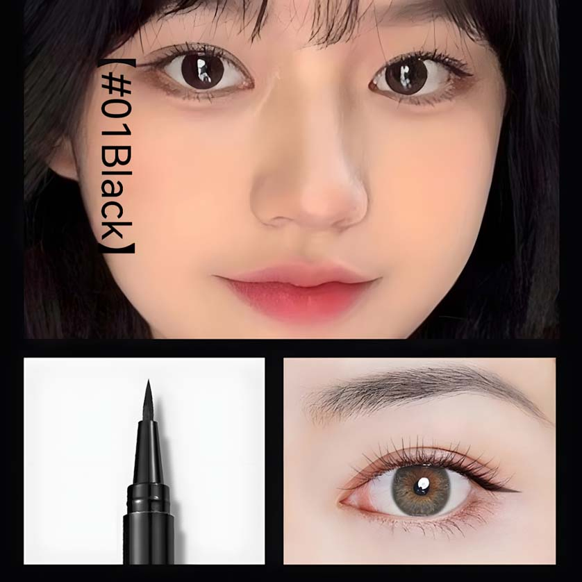 Private Label Cosmetic Mineral Liquid Eyeliner Pen Waterproof Eye Liner Pencil for Lips