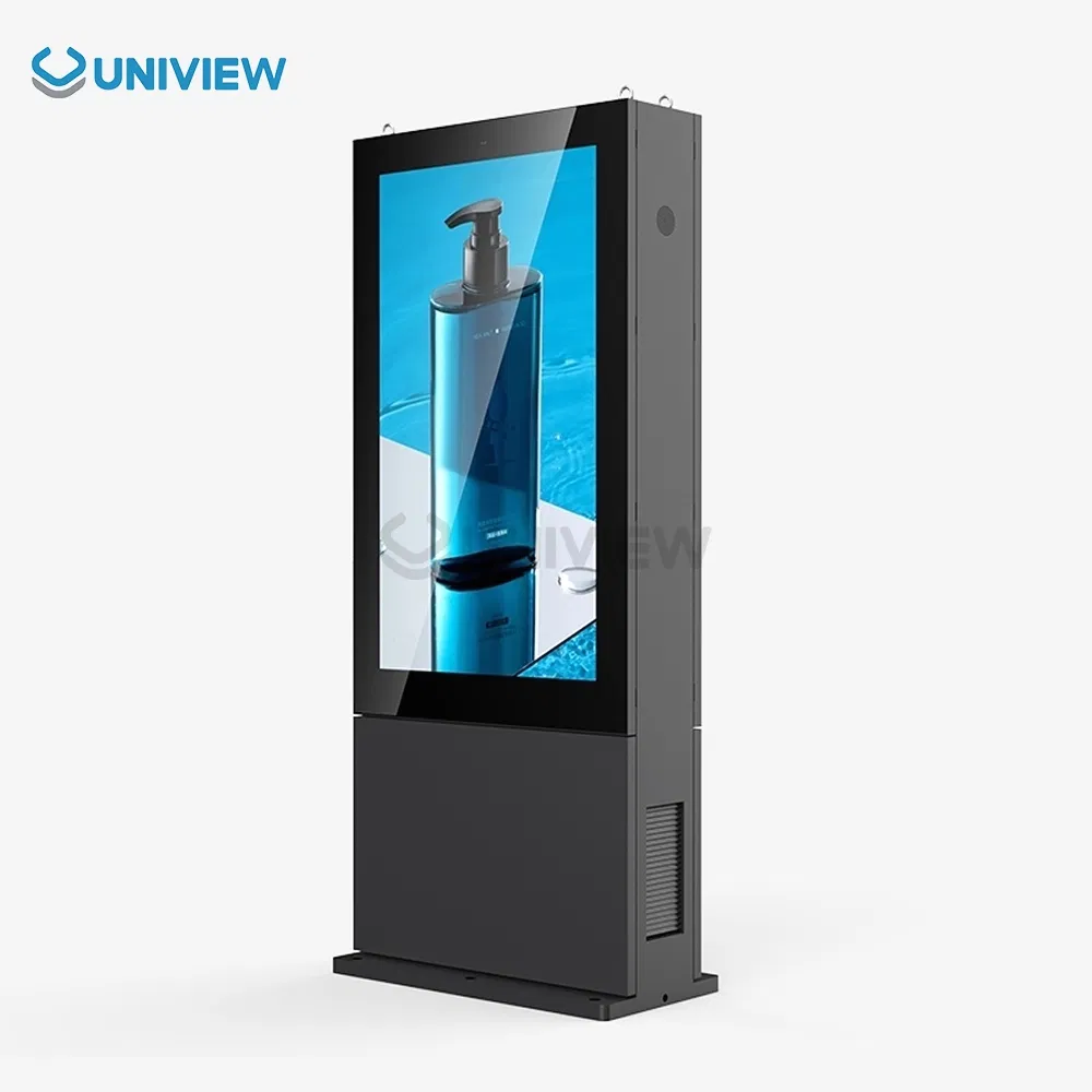 Uniview 43 49 55 65 75 86 98 Inch Outdoor Floor-Standing LCD Kiosk LCD Display IP55/IP65