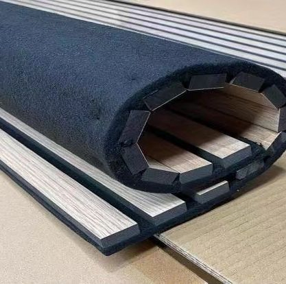 Timber Acoustic Panels Decorative Interior Akupanel Polyester Soundproof Panel Grille Panel Home Sound Absorbing Wall Panel Decoration Material